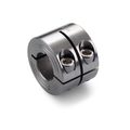 Ruland Keyed Shaft Collar, 1pc Double Wide, Bore 10mm, Stainless, OD 24mm MWCLK-10-SS